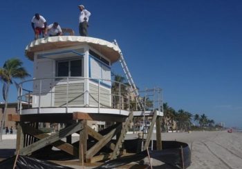 Hollywood’s new lifeguard towers hit the beach – for $2 million